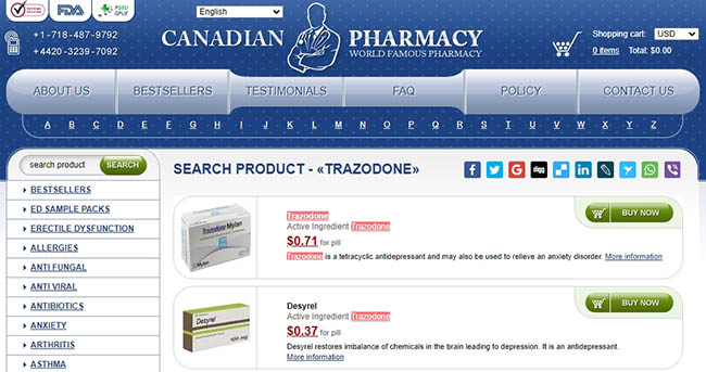 Generic trazodone 50 mg - Buy Trazodone Online Over the Counter